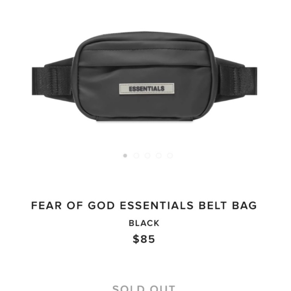 Authentic Fear Of God Essentials Sling Bag